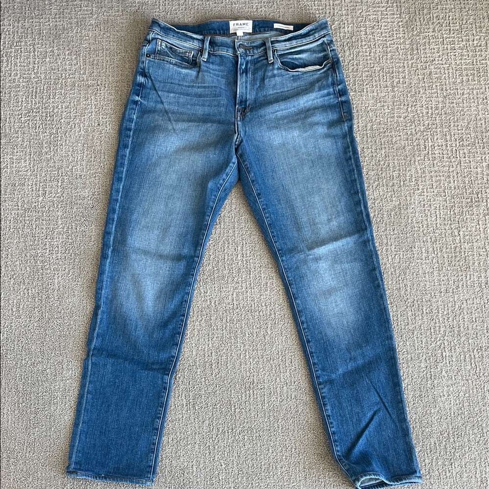 Frame Denim Mens Classic Blue Jeans